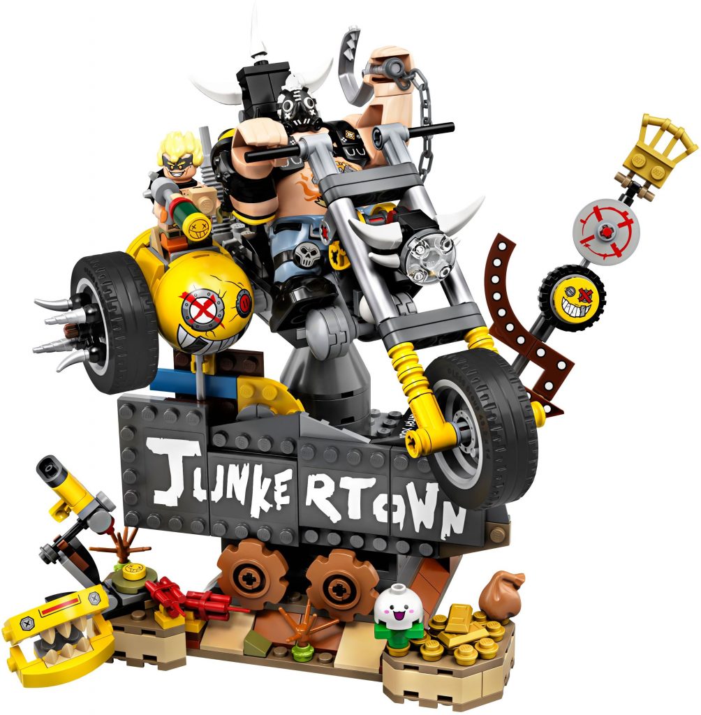 official image of the lego overwatch junkrat and roadhog set