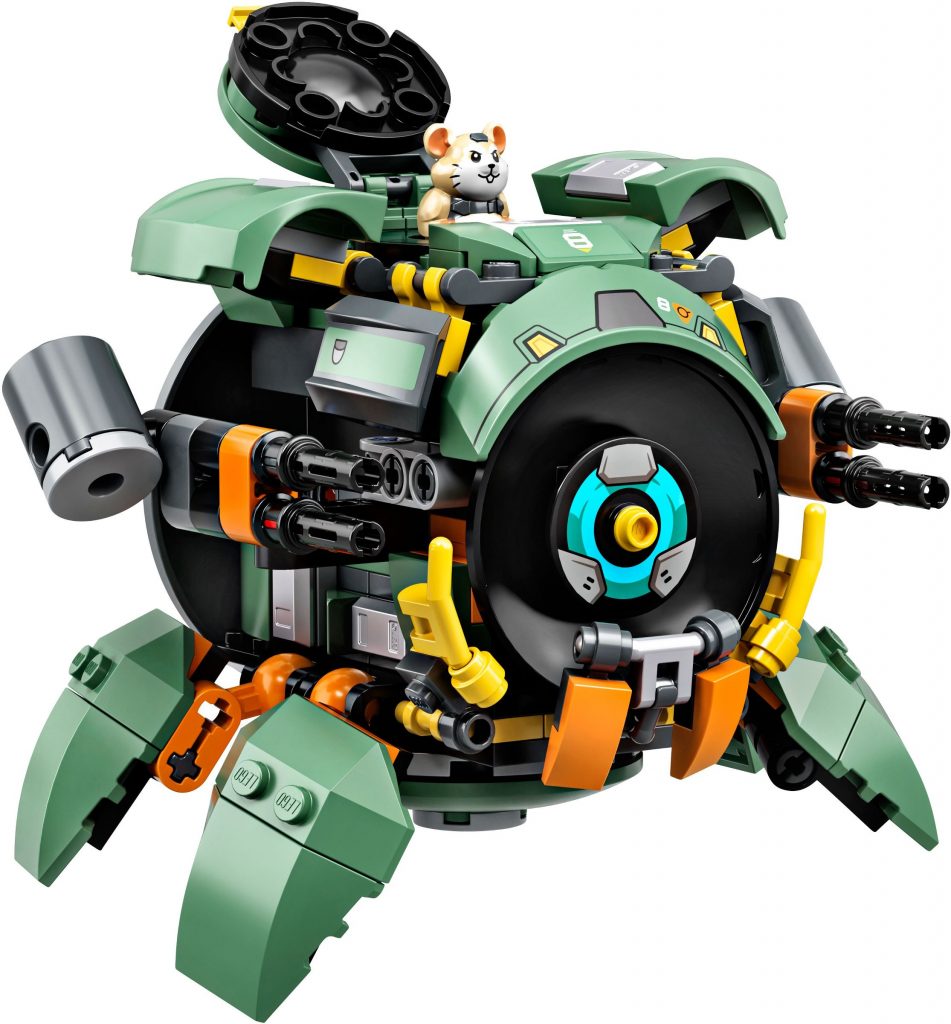 official image of the lego overwatch wrecking ball set
