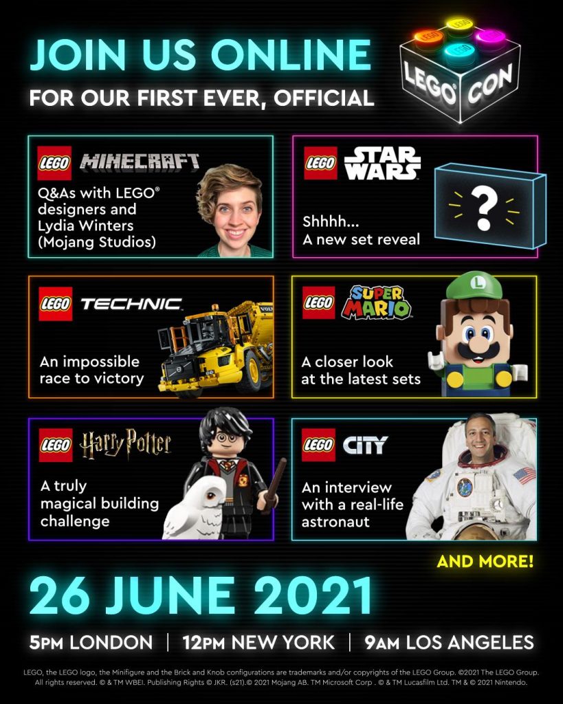 picture showing the events of the LEGO con event