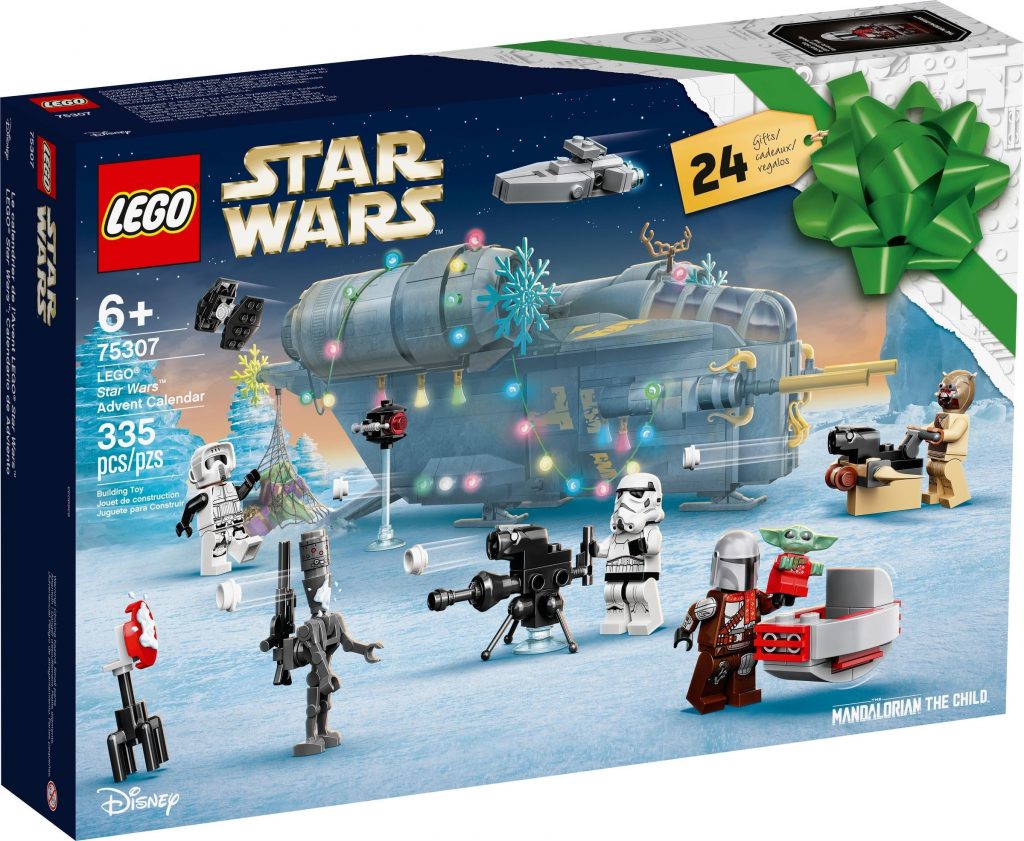 official boxart for the lego star wars 2021 advent calendar